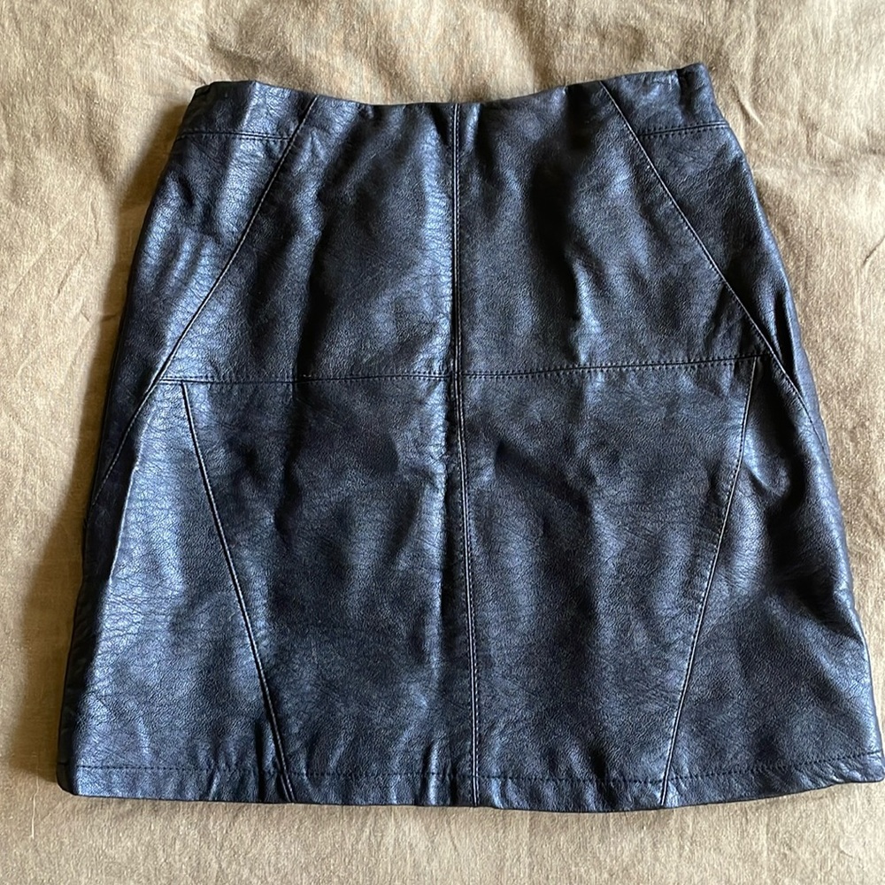 Leather Mini Skirt